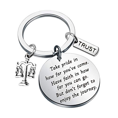 BNQL Lawyer Keychain Law School Graduation Gift Future Lawyer Gifts Scales of Justice Keychain Lawyer Attorney Gifts Lawyer Jewelry Take Pride in How Far You Have Come