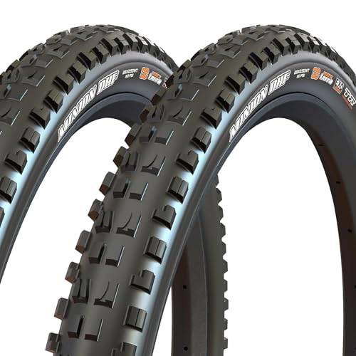 MAXXIS Minion DHF - 2 Pack - 24', 26', 27.5', 29' - Mountain Bike Tire, Tubeless | Gold Standard of Gravity Focused MTB Tread, Size 24x2.40 - Non-Tubeless, E25, 2 Pack