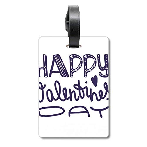 Étiquette de sac Happy Valentine Day le cadeau de voyage romantique idéal