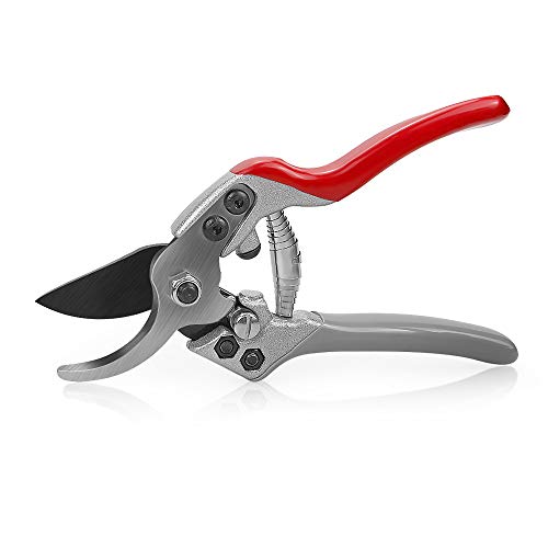pozzolanas Pruning Shears, 7.5\" Professional Garden Shears Scissors Bypass Pruner Tree Branch Cutter Plant Trimming Scissors