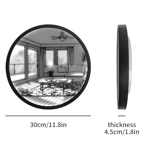 Image of 12 inch Smart Decorative Lamp, Light Painting, Recessed Ceiling Light, Compatible with Alexa, Google Home, for Bedroom, Study, Living Room Voice /Remote /App Controls,Smart Ceiling Light.