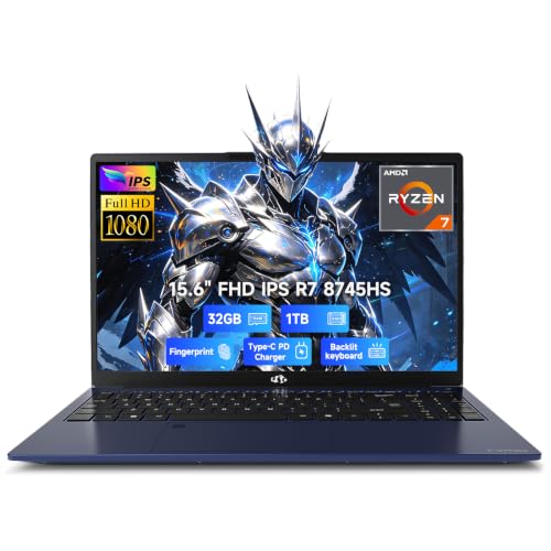 Image of NIMO AI-Ready Light Gaming-Laptop, AMD Ryzen 7 8745HS, 32GB DDR5 1TB SSD