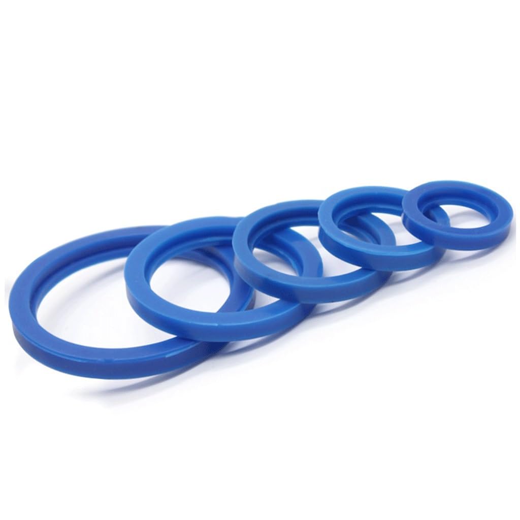 10-teiliges Silikon-Tri-Clamp-Dichtungsset, Außendurchmesser 19–102 mm, Sanitär-Dichtungsring for Heimbrauen(102mm)