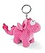 NICI 45694 Schlüsselanhänger Einhorn-Drache Ruby de la Rosa 10cm, süßer Anhänger mit Metallring