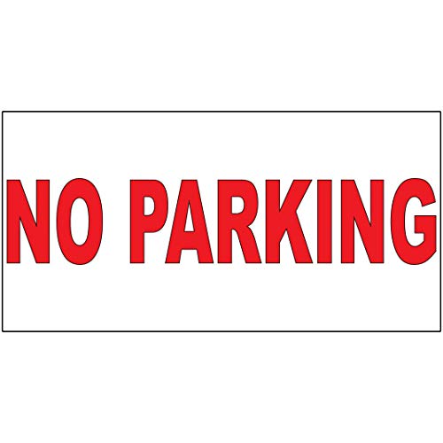 No Parking autocollant rouge pour sécuriser la devanture de votre boutique