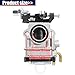 QAZAKY Carburetor for 33cc 40cc 43cc 47cc 49cc 50cc 2-Stroke Engine 15mm Intake Hole Dirt Pocket Rocket Bike ATV Scooter Mini Chopper Quad Go Kart Hedge Trimmer Brush Cutter Blower Edger Cultivator