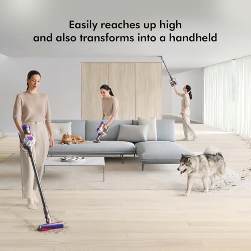 Dyson V8 Absolute Cordless Vacuum Cleaner|Powerful and Versatile|2 Year Warranty incl Accidental Damage Protection|Bagless Filtration|115 Airwatts,0.54L bin,40 mins runtime view 2