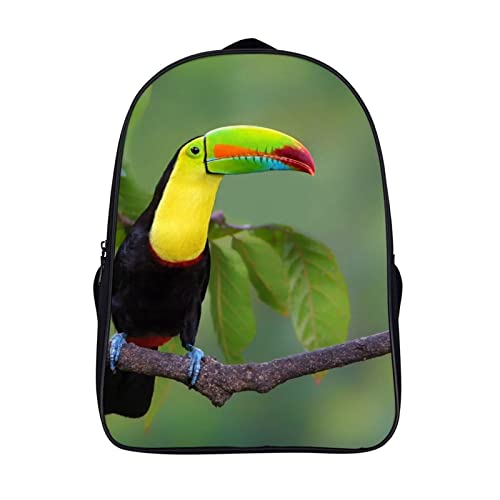 Sac à dos d'école pour enfants toucan cartable de mode 3D