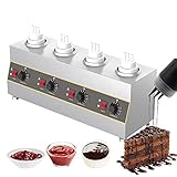 ✦ Facile à nettoyer - Étant donné que les machines sont amovibles, elles peuvent être démontées et nettoyées fréquemment. Tous les matériaux sont de qualité alimentaire et non toxiques. Si vous avez besoin d'enlever les taches du corps en acier inoxydable, il suffit de l'essuyer avec un chiffon humide et votre distributeur de sauce retrouvera son bel éclat. L'appareil est livré avec 4 bouteilles à sauce (passent au lave-vaisselle)