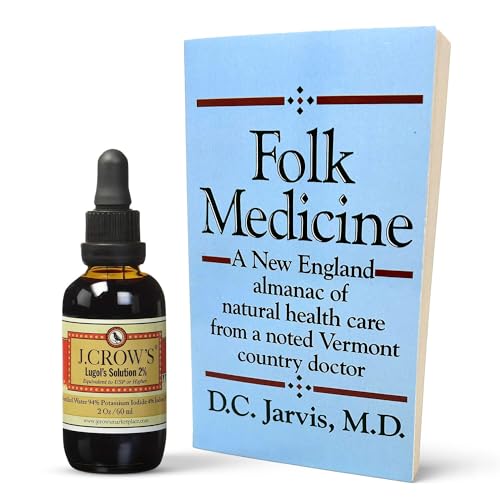 Lugol 5% Inorganic: Benefits, Uses, and How to Take It J.CROW'S® Lugol's 2% Iodine Solution & 'Folk Medicine' Book Bundl...