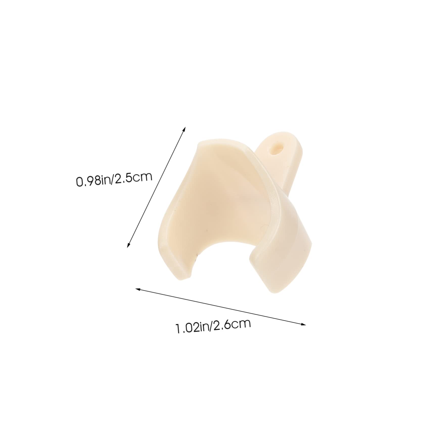 Yardwe Clarinet Finger Pad Cover 5pcs Recorder Finger Rest Sleeve Plastic Clarinet Thumb Rest Easy Install