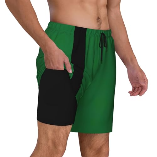 Flag of The Sultanate of Delhi Breathable Fit Trends Men's Swim Trunks Board Short with Waist Elastic Band Swimming Trunks3
