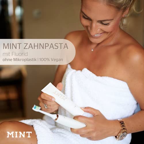 Zahnpasta ohne Mikroplastik von Dr. Mintcheva mit Fluorid