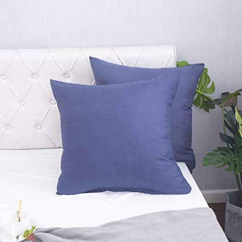 AYSW 21 Couleurs Taie du0092Oreiller 65 x 65 cm x 2 en Microfibre Fermeture Éclair Housse d'oreiller Anti-Acariens Hypoallergénique Zip