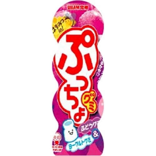 Amazon.co.jp: 味覚糖 ぷっちょグミ ぶどう容器40g×10 : 食品・飲料