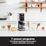 Ninja NC301 CREAMi Ice Cream Maker, for Gelato, Mix-ins, Milkshakes, Sorbet, Smoothie Bowls & More, 7 One-Touch Programs, with (2) Pint Containers & Lids, Compact Size, Perfect for Kids, Silver - Image 2