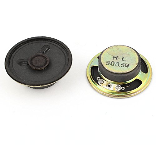 Sourcingmap 2 pezzi 0,5 W 8 Ohm 50 mm con