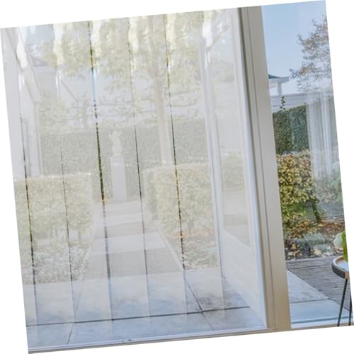 Rideau de porte transparent plastique installation sans perçage - 6