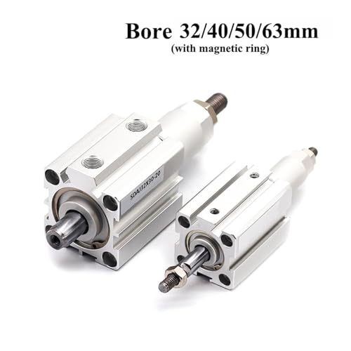 Vérin pneumatique SDAJ 32 double effet avec course réglable et magnétique