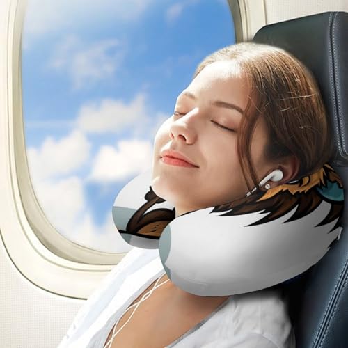 Almohada de espuma viscoelástica tamaño único en U miniatura 3