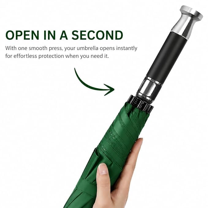 Image of Premium Auto Open 47 inch Big Size Umbrella for Men & Women | Windproof & UV Protection Umbrella With Strong Frame and Comfortable Grip Handle