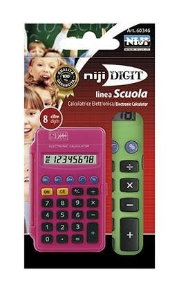 Calculadora Niji 60346 compacta para organizar la contabilidad del hogar y tus estudios