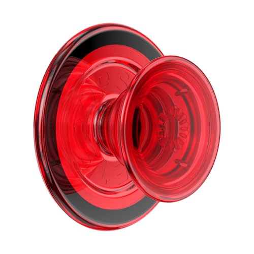 Image of PopSockets Phone Grip for MagSafe, Magnetic Holder, Phone Stand, Red - Danger Red