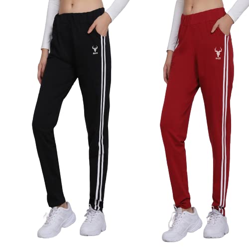 HOOKAI Women Lowers Stylish Track Pants, Combo