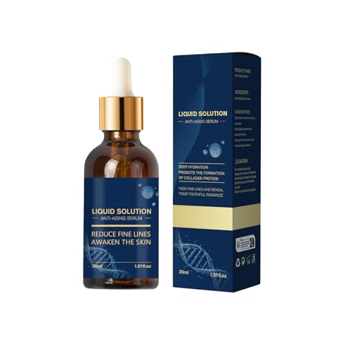 Lift Solution, Moisturizing Liquid, Deep Hydration Formula, Nourishing Skin Booster, 30ml Facial Moisturizer for Women Girls Overnight Care Travel Beauty Self-Cares Routine Use 1.1x1.1x4.06in