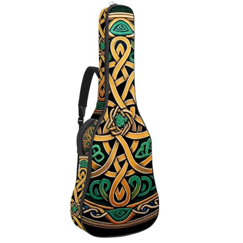 Sac de guitare acoustique de 101,6 cm et housse électrique Oxford imperméable