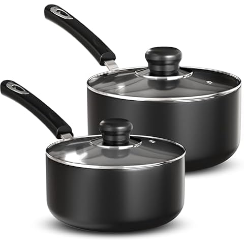 Utopia Kitchen Nonstick Saucepan Set Cover