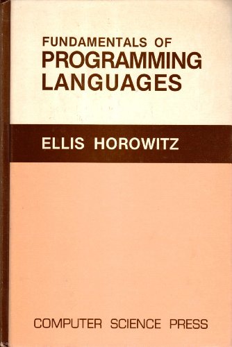 Fundamentals of programming languages (Computer... 0914894374 Book Cover