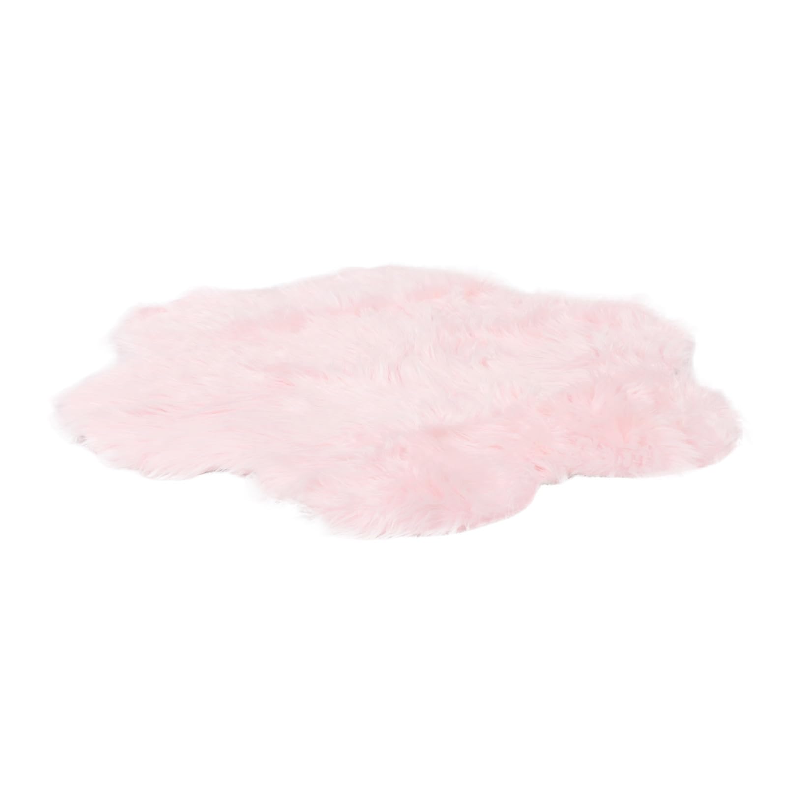 Tapis de lit fille rose fleur doux peluche chambre enfant isolant