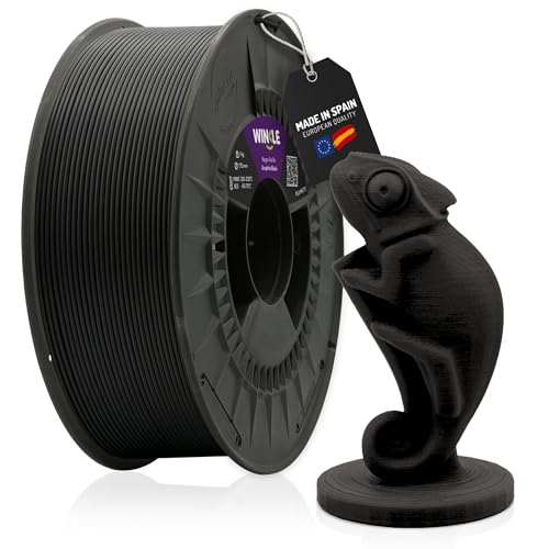 Winkle PLA Matte Filament 1.75 mm Graphite Black 1 kg, 3D Printer Filament