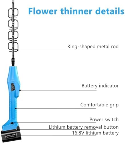 Adjustable Electric Pruning Scissors for Effortless Fruit Tree & Flower Trimming Handheld, Speed Control, for Gardeners & Floral Enthusiasts