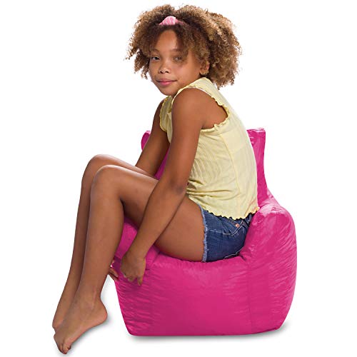 Posh Creations Pasadena Bean Bag Toddlers And Kids, Comfy Chair For Children, Soft Nylon-Pink #TOP3