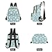 Senya Fashion Mini Backpack Purse - Cute White Daisy for Travel, College, Work