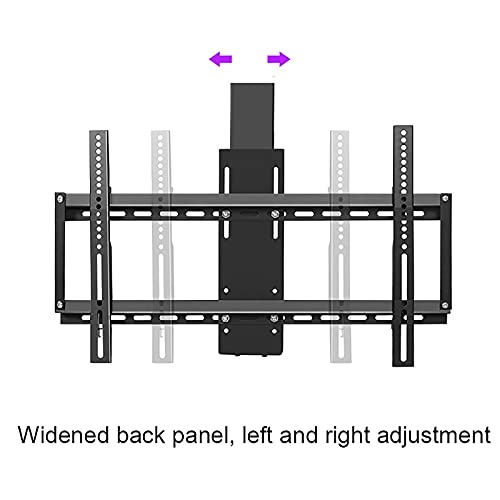 Supporto TV a Parete, Supporto TV motorizzato a soffitto, Staffa TV motorizzata con Regolazione a Sinistra e a Destra, per aule multimediali/Sale conferenze/casa/Sala for，B 70cm