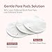 QUIA Dual-Action Toner Pads – Exfoliate and Hydrate Pores in One Step – Soothing PHA Formula for Sensitive Skin – Reduces Blackheads and Blemishes- 70 Textured Pads – Korean Skincare