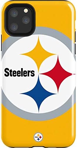 Skinit Impact Phone Case Compatible with iPhone 11 Pro Max - Officially Licensed NFL Pittsburgh Steelers Large Logo Design