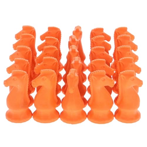 Gommes d'échecs Orange Knight WE Games pour collectionneurs de jeux de société