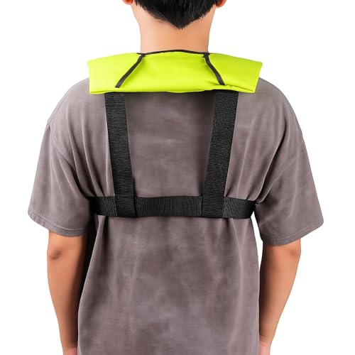 Image of Inflatable Life-Jacket for Adults| Life-Vest Inflation-PFD with Whistle| Automatic & Manual Lightweight Supports up to 300 lbs for Kayaking Fishing Boating