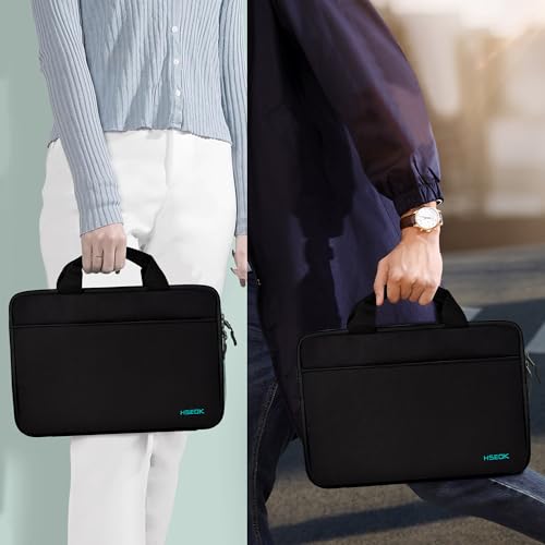 Image of Hseok Laptop Case 13.3-14 Inch Sleeve,TSA Shockproof Computer Handbag,Compatible with MacBook Neo /Pro 14 M5 /M4 /M3 /M2 /M1,All Models 13.3 inch MacBook Air /Pro,XPS 13 /14,Most 13-14 Notebooks,B01k01