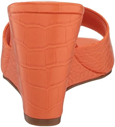 Nine West Women's NESA Wedge Sandal, Orange 800, 8.5 | Image 2