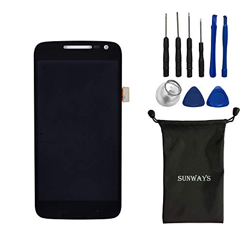 sunways Display Touch Digitizer Screen Replacement for Motorola Moto G4 Play(Black)