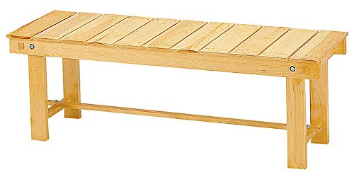 白木縁台 [ 約120 x 40 x H41cm ] 【 縁台 】 | 料亭 旅館 温泉 日本家屋 縁側