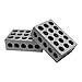 DBM IMPORTS Pair of Ultra Precision 123 1 2 3 Block 23 Holes Drilling Milling Tool