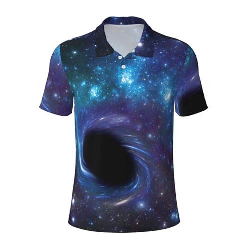Chemise décontractée respirante homme galaxie pour le fitness