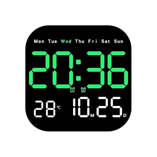 �f�W�^���ڊo�܂����v�A �f�W�^���Ǌ|�����v LED�ڊo�܂����v ��^�f�B�X�v���C �^�C�}�[�@�\�t�� �����R���t�� ���r���O���[�� �I�t�B�X �Q�� �����p(Green)