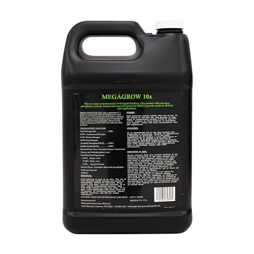 Mega Grow 10X, acondicionador líquido para suelo, 1 galón miniatura 2